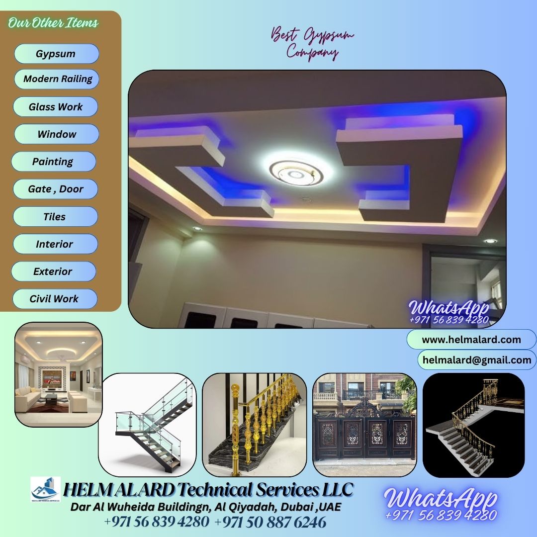 Gypsum Work - Helm Alard Technical Services LLC Category