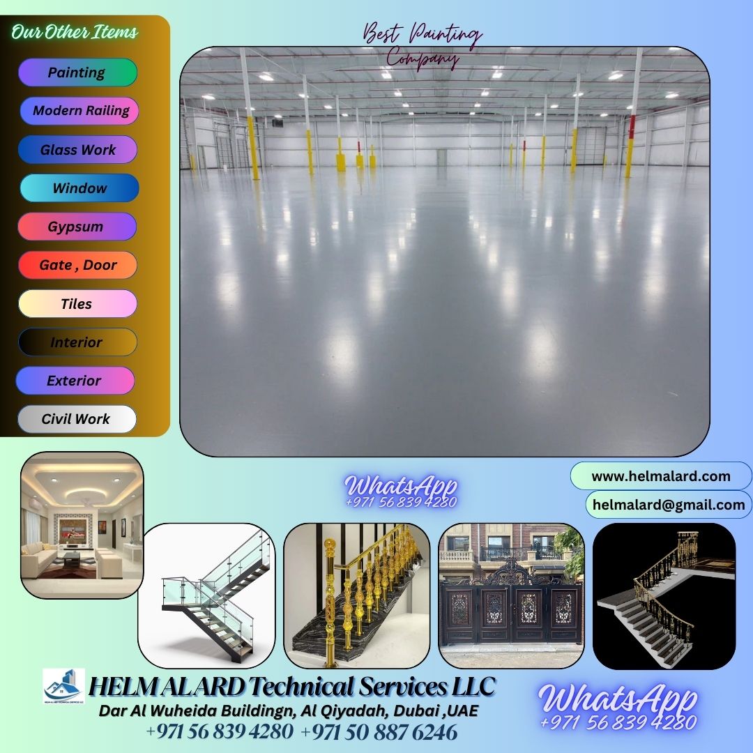 Industrial Epoxy Painting work in Ajman,Sharjah,Du