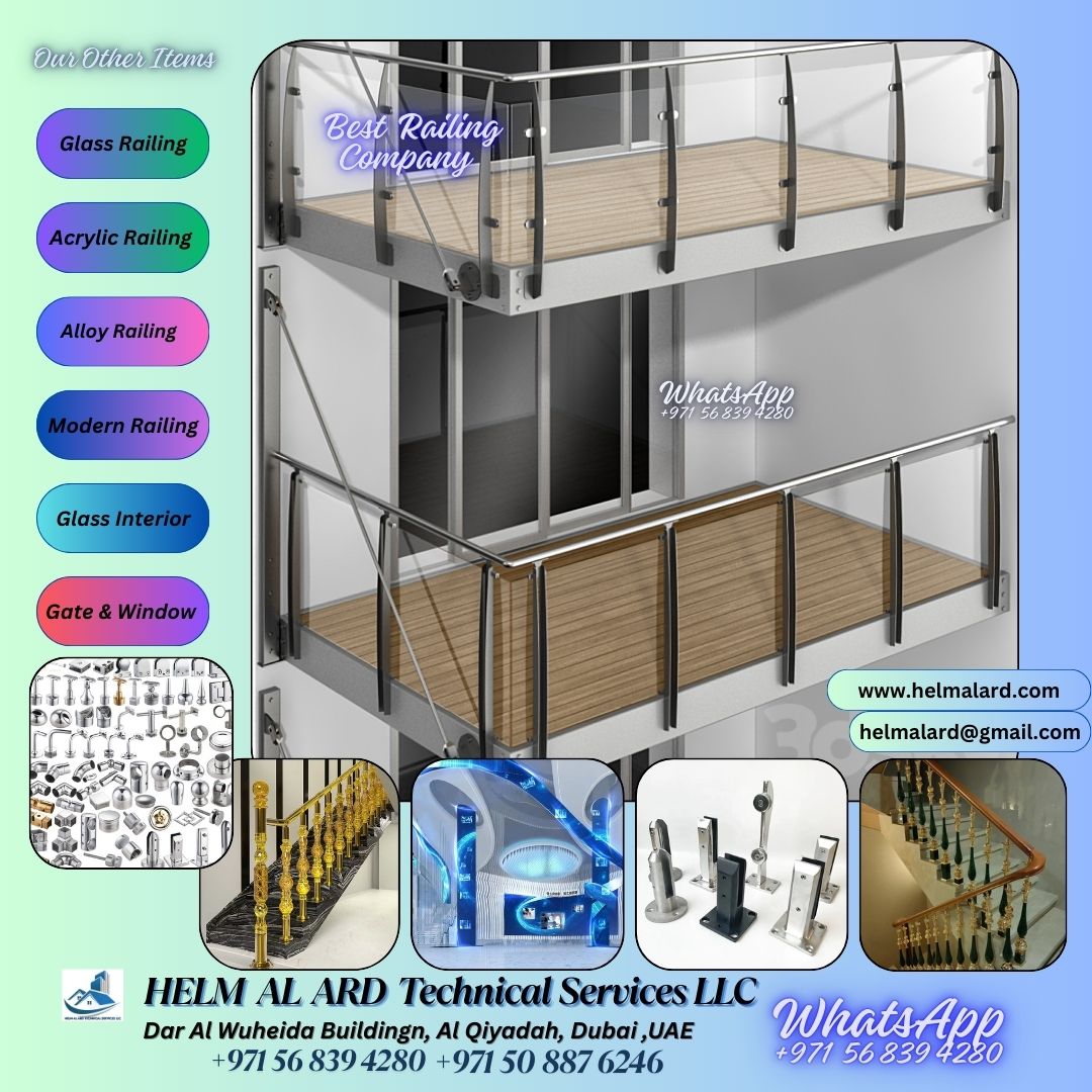 Glass Railing & Glass Balustrade In Dubai, UAE