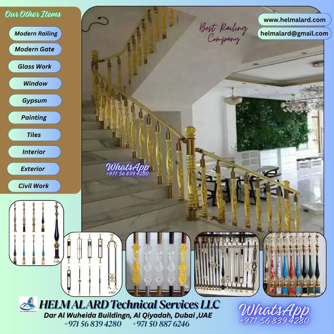 Acrylic Railing  Import by Dubai