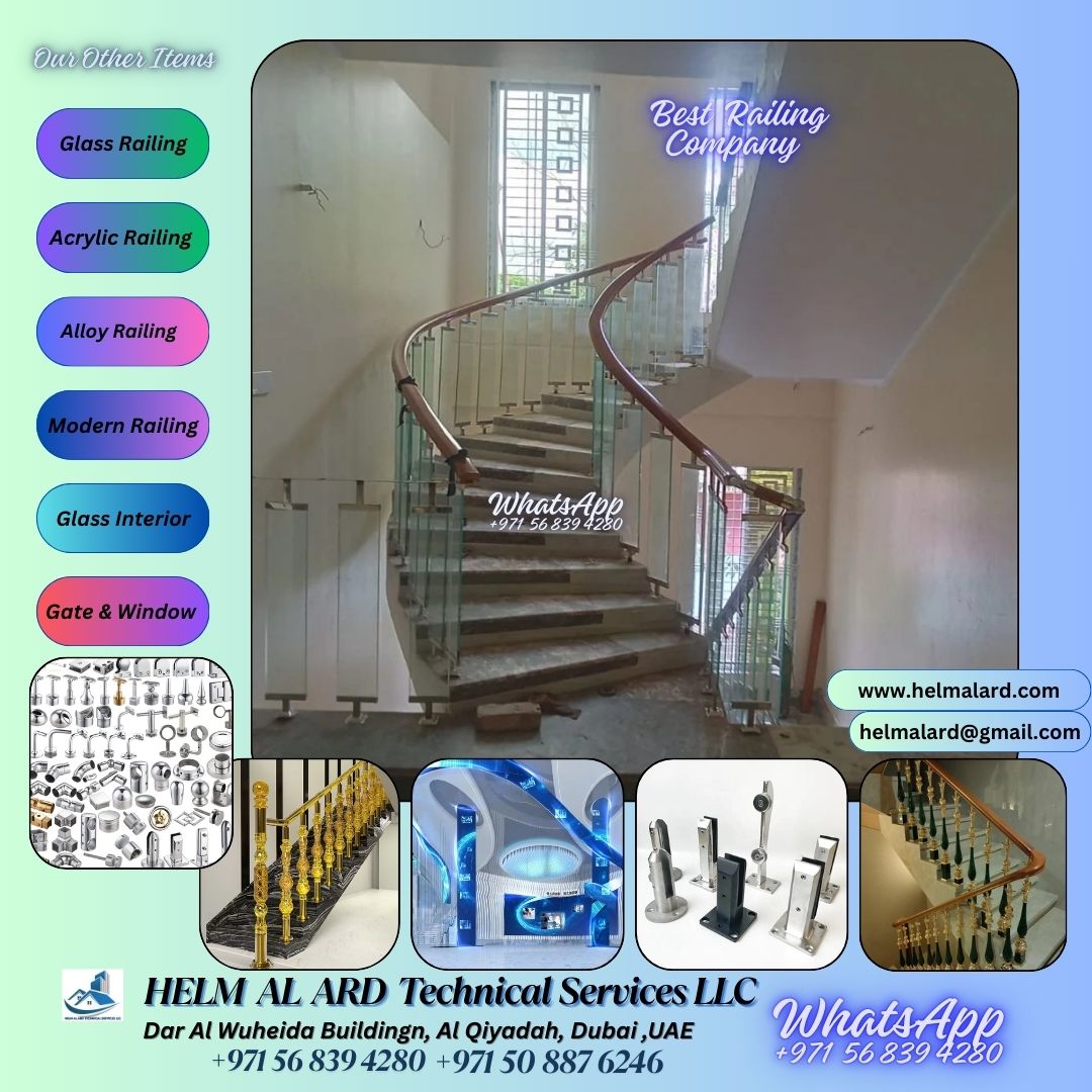 Glass Railings & Frameless Balustrades Dubai