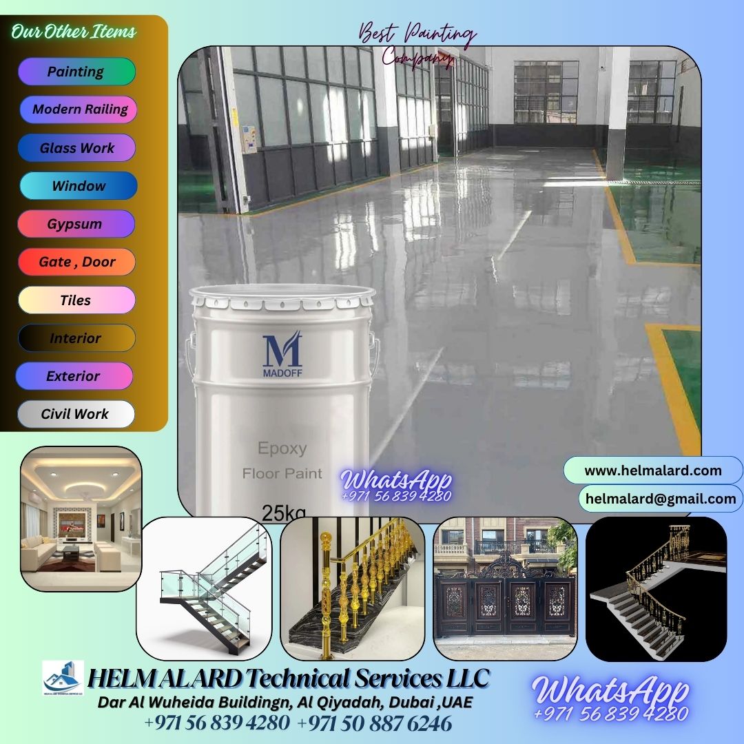 Epoxy Floor Painting work in Ajman,Sharjah,Dubai