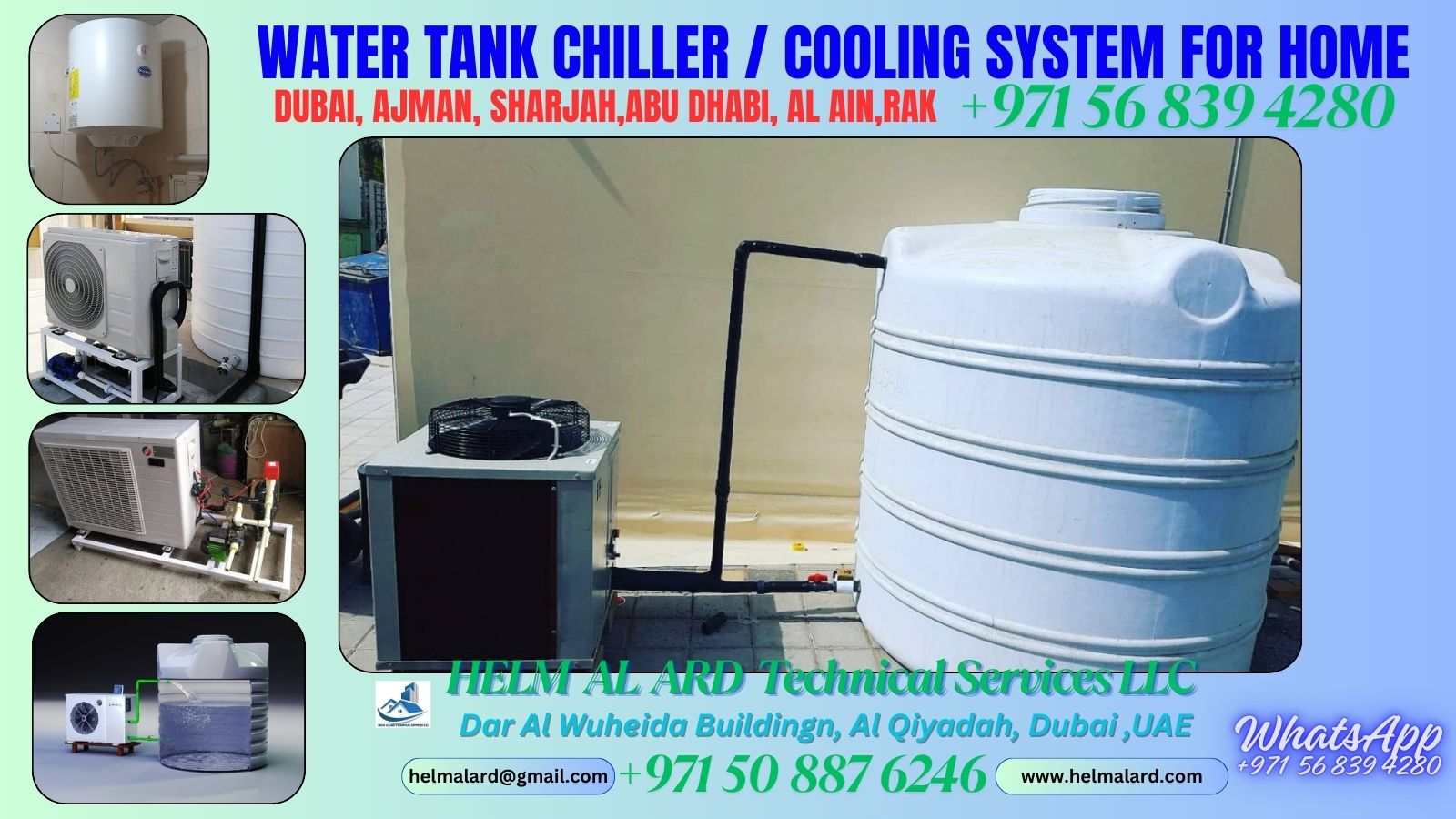 Water tank cooling system Dubai,  abu dhabi , UAE,