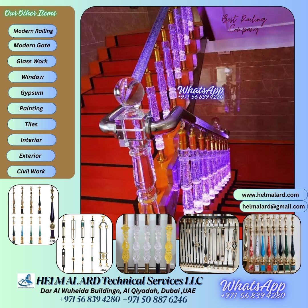 Acrylic Balustrade Acrylic Fencing Dubai UAE