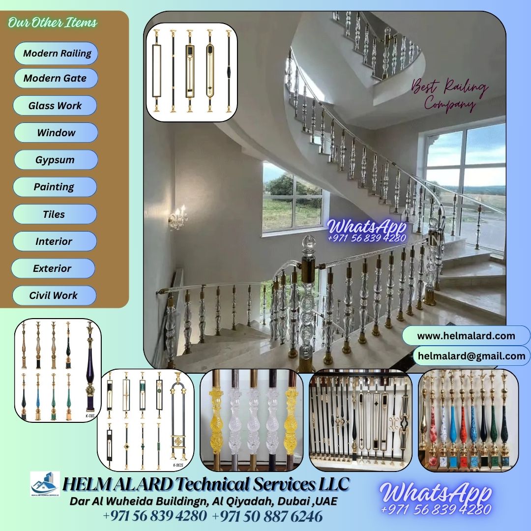 oman qatar, Dubai railing Company