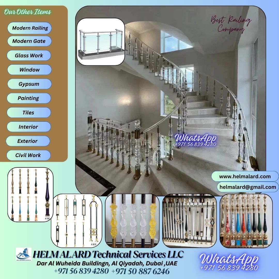 oman qatar, Dubai Stair railing Company